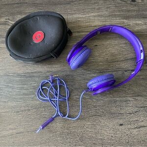 Beats by Dre Purple Over-Ear Headphones